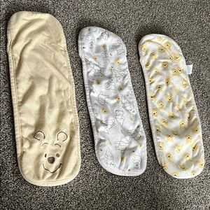 Like new/new condition 3-pk Disney Baby Burp Cloths w/Winnie the Pooh designs!